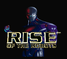Rise of the Robots Title Screen